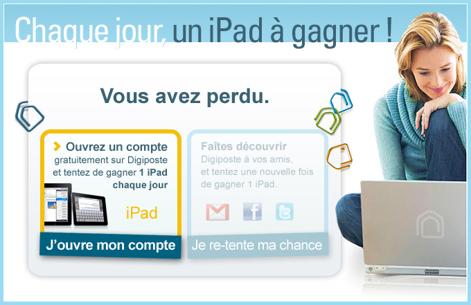 Chaque jour un iPad à gangner