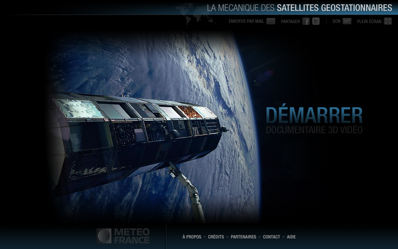 Webdoc « La mécanique des satellites géostationnaires (Météo France)